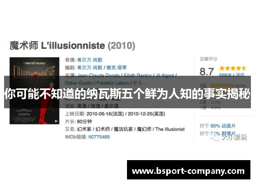 你可能不知道的纳瓦斯五个鲜为人知的事实揭秘